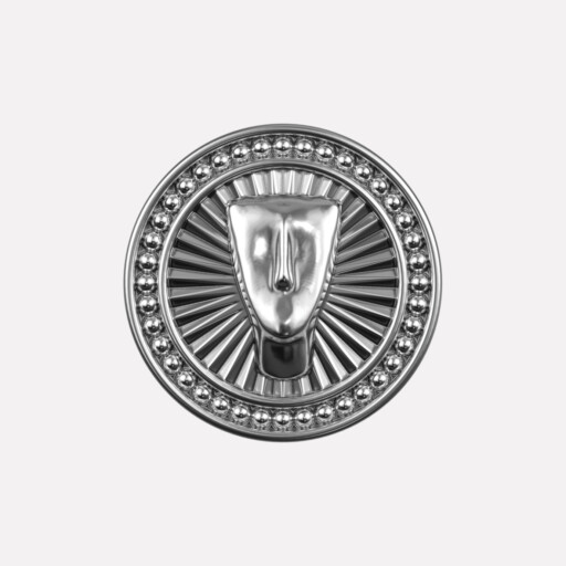 Joollion Charm Cycladic Figure (Κυκλαδικό Ειδώλιο), ασήμι 925 με οξείδωση, συμβατό με όλα τα Joolets της Joolify.
