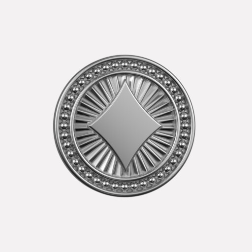 Joollion Charm Diamonds, ασήμι 925 επιπλατινωμένο, συμβατό με όλα τα Joolets της Joolify.
