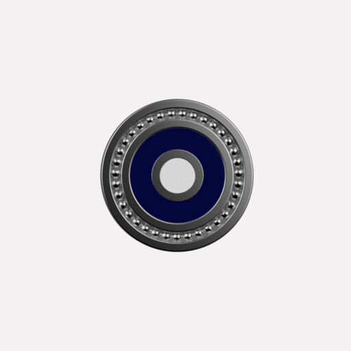 Joollion Charm Eye - Small (Μάτι) σε μπλε σμάλτο, ασήμι 925 επιπλατινωμένο, συμβατό με όλα τα Joolets της Joolify.