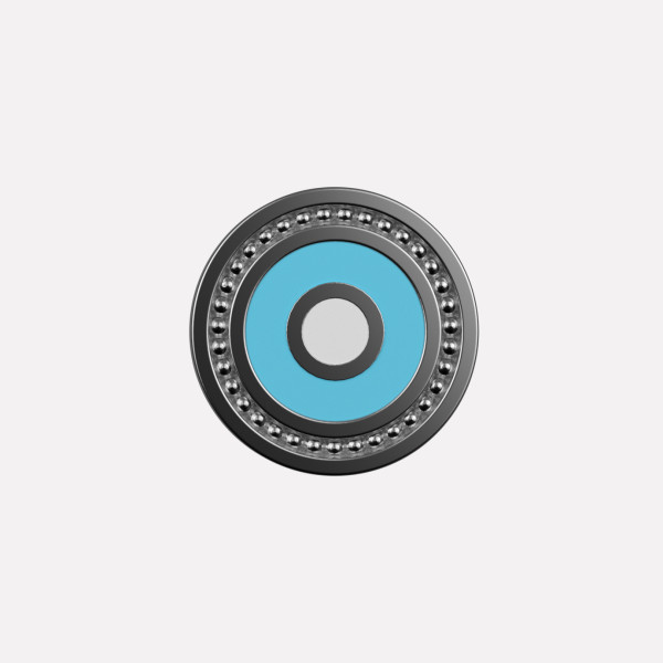 Joollion Charm Eye - Small (Μάτι) σε τιρκουάζ σμάλτο, ασήμι 925 επιπλατινωμένο, συμβατό με όλα τα Joolets της Joolify.