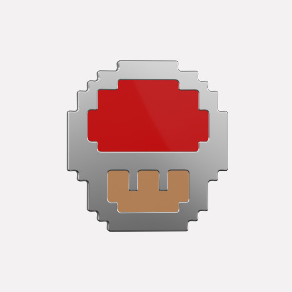 Joollion Charm Mushroom Head (Μανιτάρι), ασήμι 925 επιπλατινωμένο, συμβατό με όλα τα Joolets της Joolify.