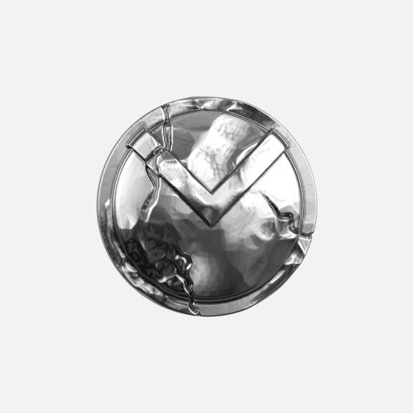 Joollion Charm Spartan (Ασπίδα), ασήμι 925 με οξείδωση, συμβατό με όλα τα Joolets της Joolify.