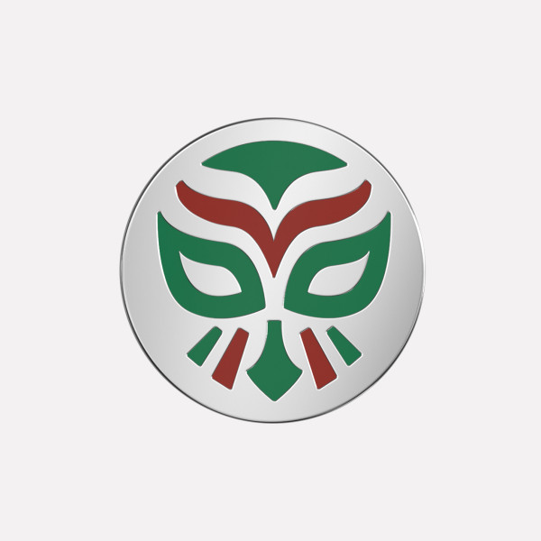 Joollion Charm Green Condor (Πράσινος Κόνδορας), ασήμι 925 επιπλατινωμένο, συμβατό με όλα τα Joolets της Joolify.