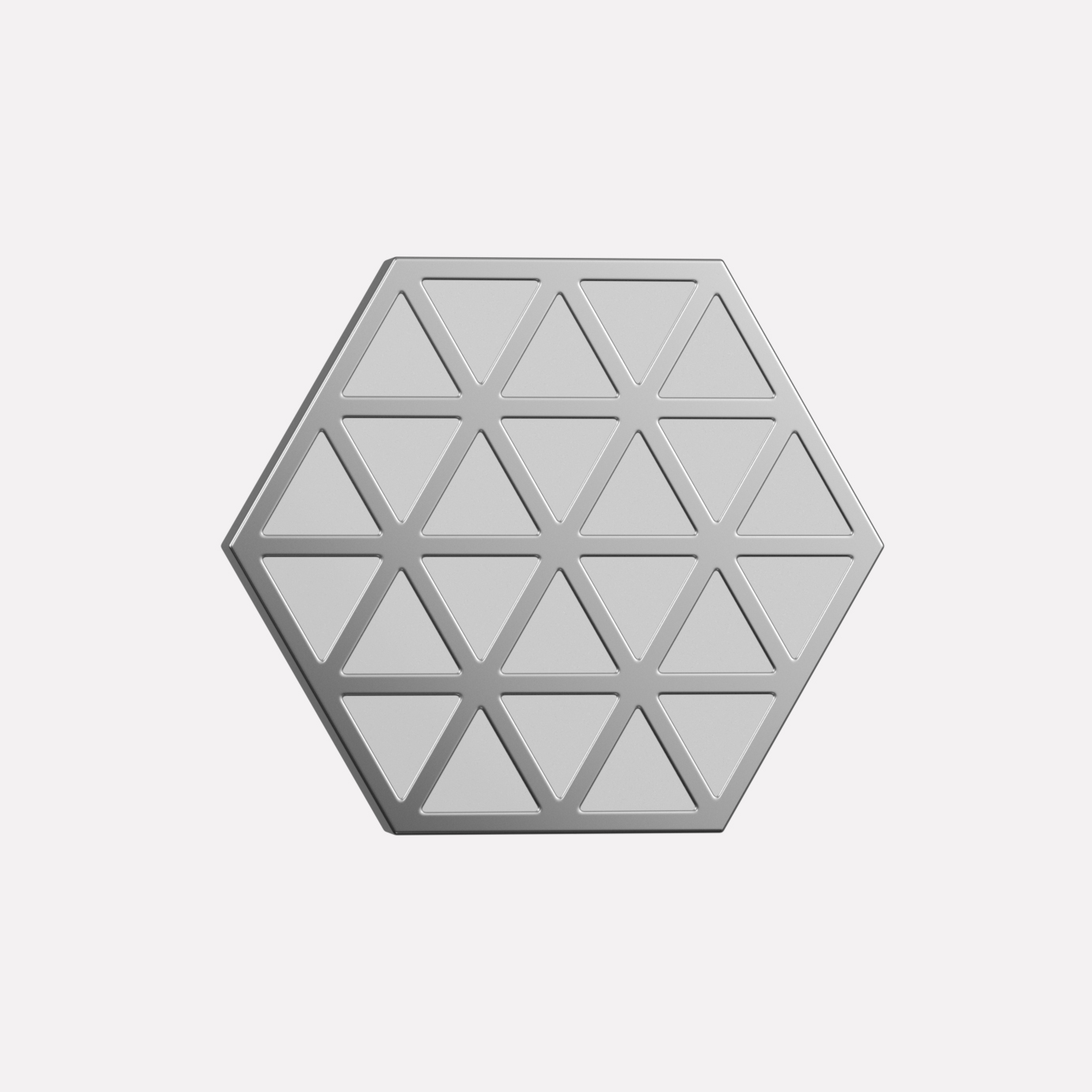 Joollion Charm Pop Hexagon (Εξάγωνο) σε λευκό σμάλτο, ασήμι 925 επιπλατινωμένο, συμβατό με όλα τα Joolets της Joolify.