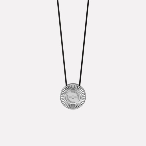 Joolet Pendant Cord (Κρεμαστό με κορδόνι). Επιπλατινωμένο ασήμι 925. Συνδυάζεται με όλα τα Joollions.