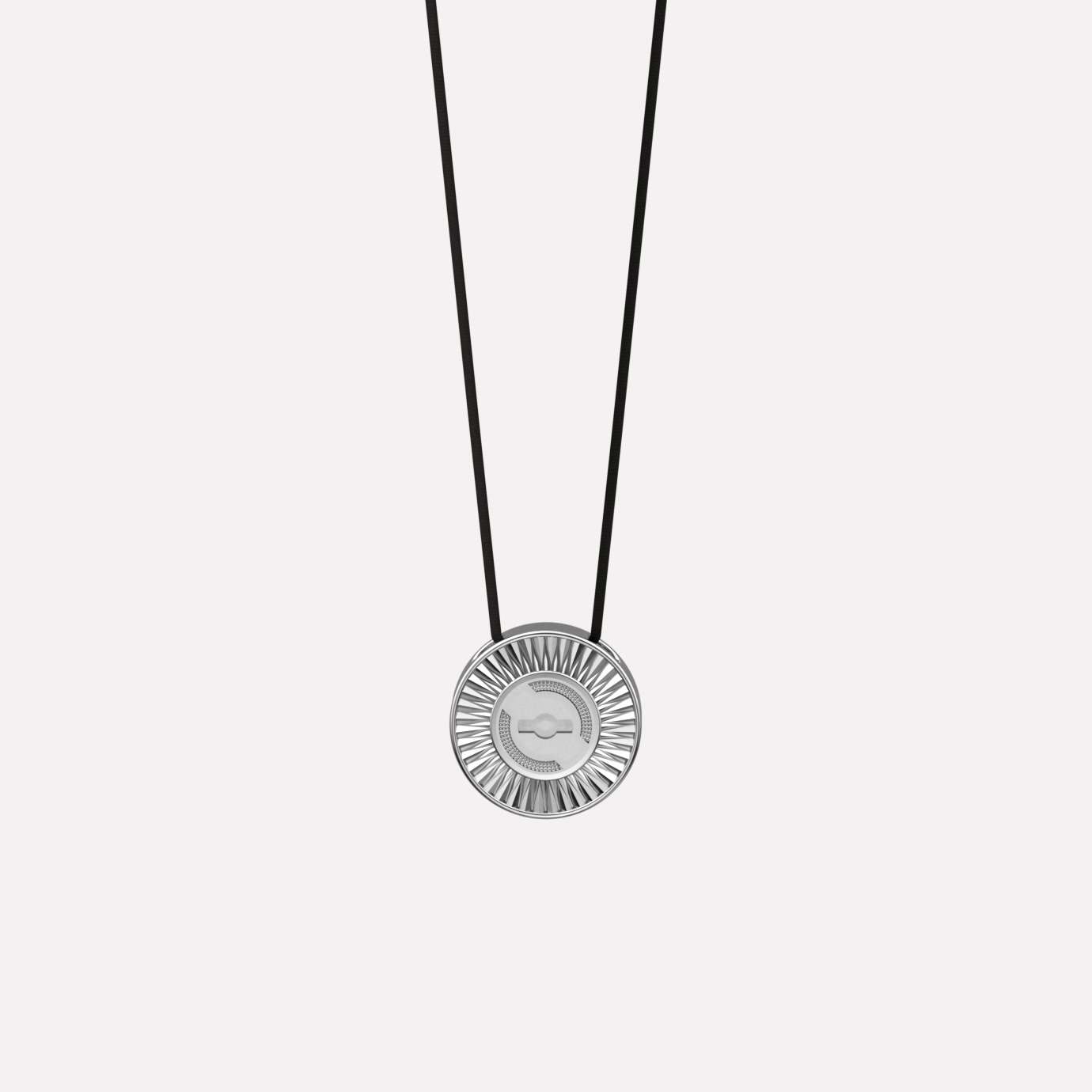 Joolet Pendant Cord (Κρεμαστό με κορδόνι). Επιπλατινωμένο ασήμι 925. Συνδυάζεται με όλα τα Joollions.