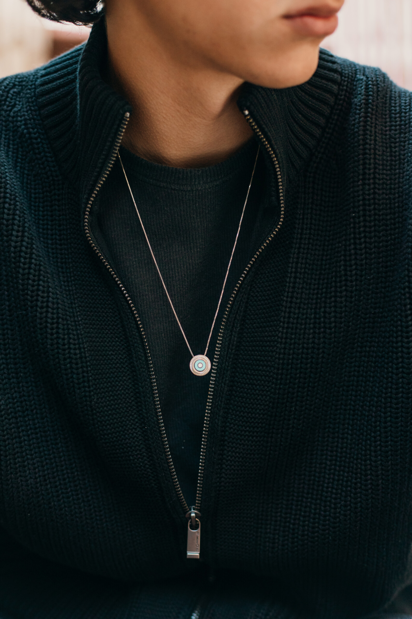 Joolet Pendant Chain (κολιέ με ασημένια αλυσίδα). Unisex, Επιπλατινωμένο Ασήμι 925. Συνδυάζεται με όλα τα Joollions.
