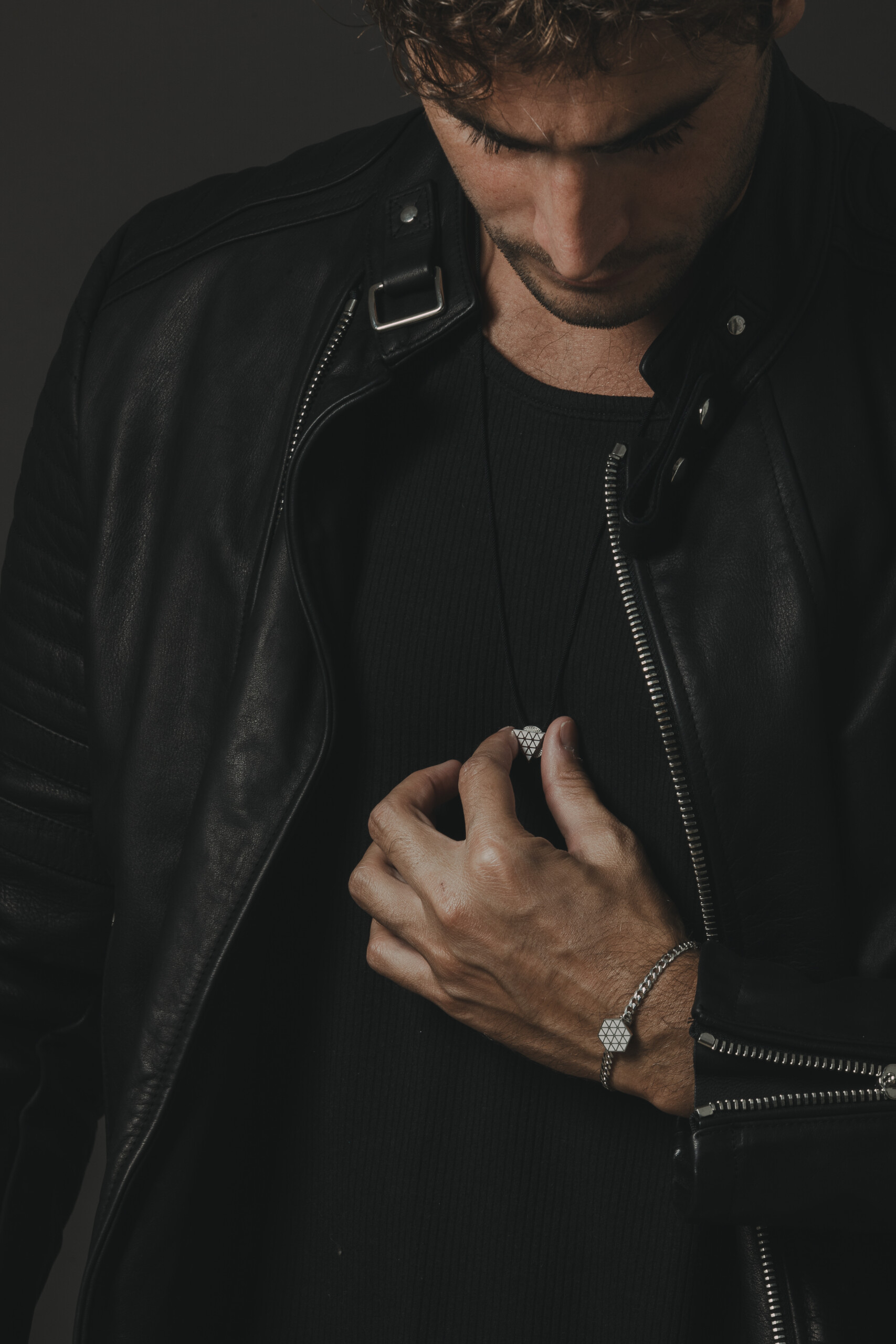 Joolet Pendant Cord και Joolet Bracelet Narrow Chain. Ασήμι 925. Συνδυασμός με Joollions.