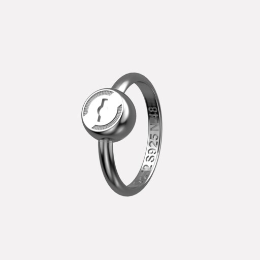 Joolet Ring (Δαχτυλίδι Βάση). Επιπλατινωμένο ασήμι 925. Συνδυάζεται με όλα τα Joollions.