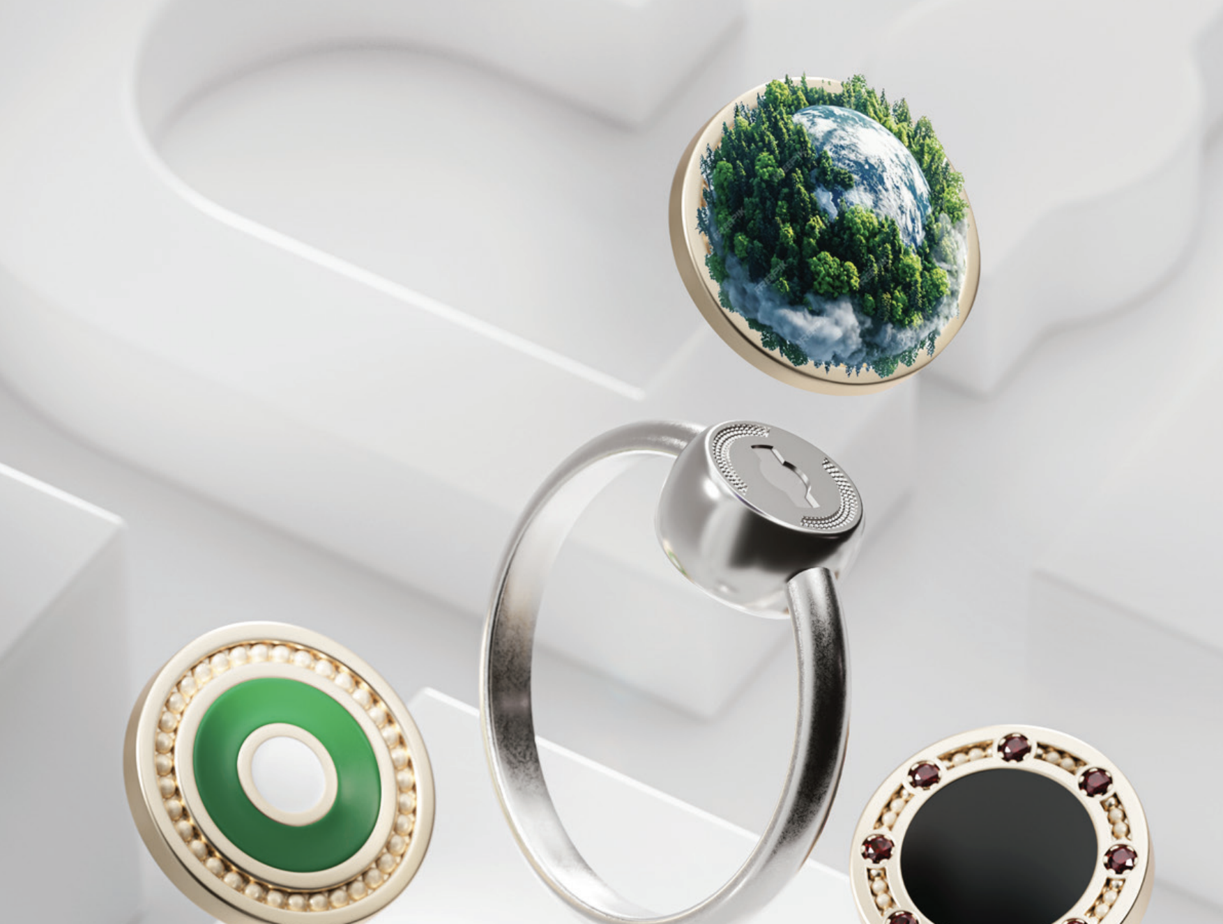 Sustainability της Joolify. Joolet δαχτυλίδι και Joollion Planet για την επικοινωνία της αξίας της περιβαλλοντικής ευθύνης.