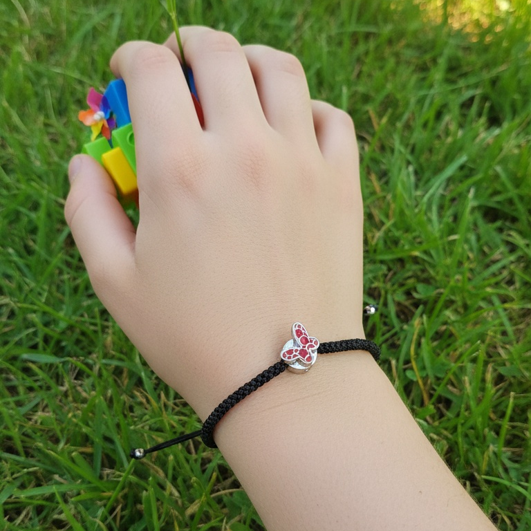 Το Joollion charm Butterfly  Red 