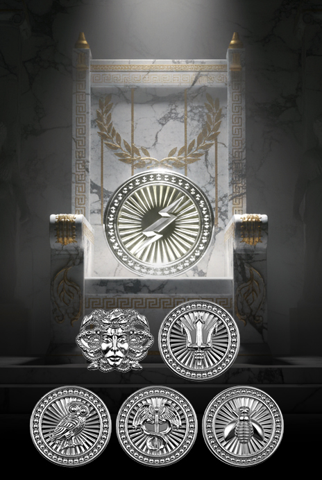 Κεντρικό banner της συλλογής Discus με κοσμήματα Joolify από ασήμι 925, εμπνευσμένα από τη γεωμετρία και την ισορροπία.