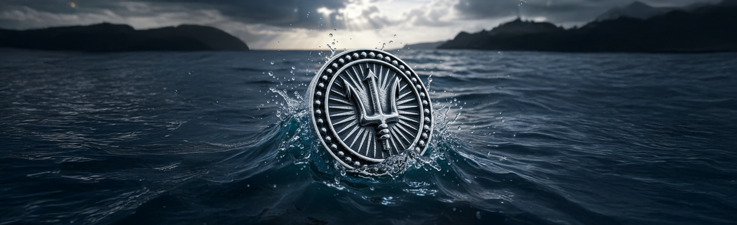 Joolify: Poseidon. Κοσμήματα σε οξειδωμένο ασήμι 925. Φόρεσε την ορμή της θάλασσας. Νιώσε την αστείρευτη δύναμη.