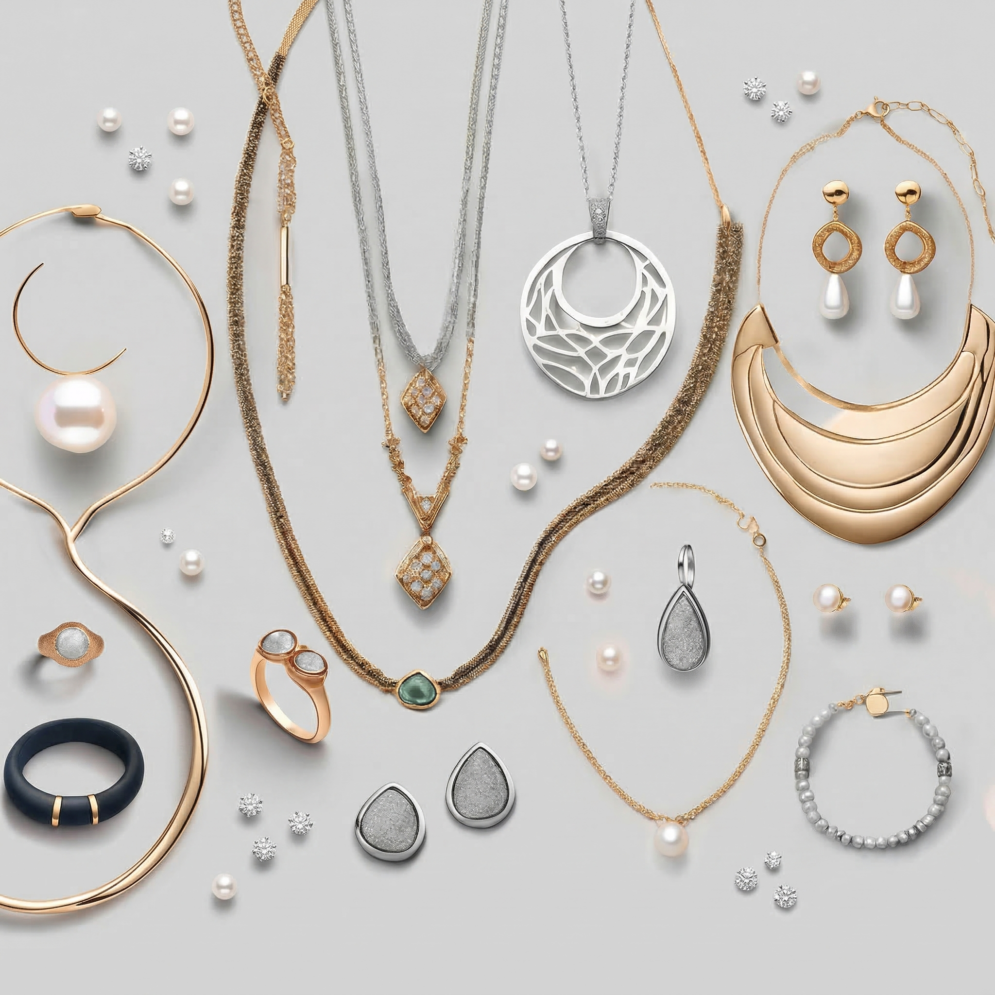 Οι βασικές κατηγορίες της παγκόσμιας αγοράς κοσμήματος.